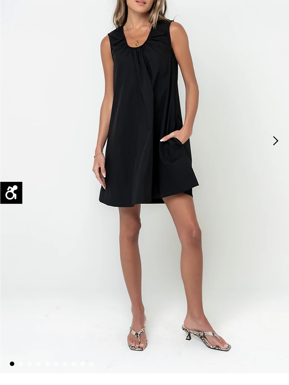Bohme Luka Mini Dress Black Size S NWT